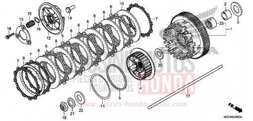 EMBRAYAGE CB1100NAJ de 2018